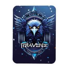 Elegant Eagle Logo Save the Date Card | Modern Min マグネット