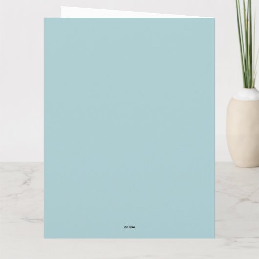 Elegant Easter Folded Greeting Card カード (裏面)