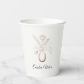 Elegant Easter Vibes Floral Paper Cups 紙コップ (裏面)