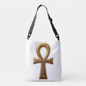 Elegant Egyptian Ankh Symbol Tote Bag  クロスボディバッグ (裏面)