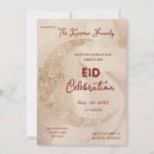 Elegant EId Celebration  Eid Party Invitation 招待状 (正面)