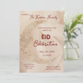 Elegant EId Celebration  Eid Party Invitation 招待状 (スタンド正面)