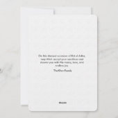 Elegant Eid Mubarak Family Photo シーズンカード (裏面)