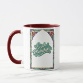 Elegant Eid Mubarak Gift Mug with Turkish design マグカップ (左)