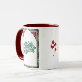 Elegant Eid Mubarak Gift Mug with Turkish design マグカップ (正面左)