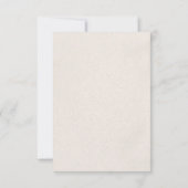 Elegant Embossed Floral Wedding Response Cards 招待状 (裏面)