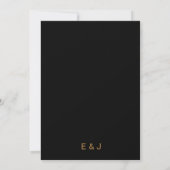 Elegant Embroidered Floral セーブザデート (裏面)