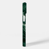 Elegant Emerald Green Marble Texture iPhone Case Case-Mate iPhoneケース (裏面 / 右)