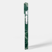Elegant Emerald Green Marble Texture iPhone Case Case-Mate iPhoneケース (裏面 / 左)