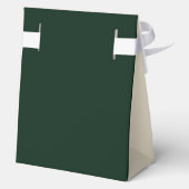 Elegant Emerald Wedding Favor フェイバーボックス (裏面)