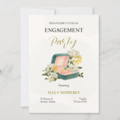 Elegant Engagement Invitation 招待状 (正面)