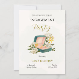 Elegant Engagement Invitation 招待状