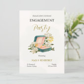 Elegant Engagement Invitation 招待状 (スタンド正面)
