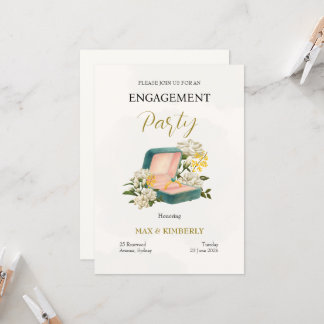 Elegant Engagement Invitation 招待状