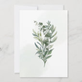 Elegant Engagement Party Invitation Card 招待状 (裏面)