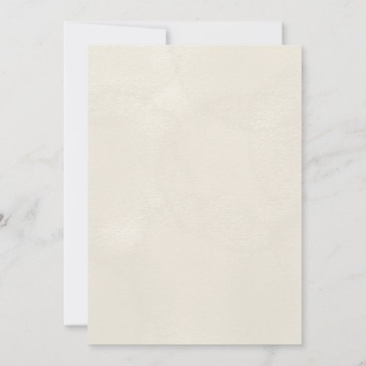 Elegant engagement party invitation with a bow 招待状 (裏面)