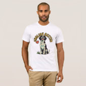 Elegant English Setter Portrait T-Shirt Tシャツ (正面フル)
