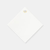 Elegant Equestrian Collection Gold Laurel Napkin スタンダードカクテルナプキン (角)