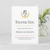 Elegant Equestrian Flat Thank You Card サンキューカード (スタンド正面)