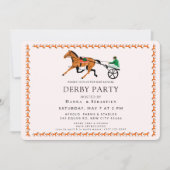 Elegant Equestrian Garden Party Invitation 招待状 (正面)