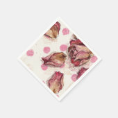 Elegant Equestrian Rose  スタンダードカクテルナプキン (角)