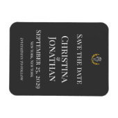 Elegant Equestrian Save the Date Magnet マグネット (横)