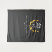 Elegant Equestrian Wedding Backdrop Tapestry タペストリー (正面(横))