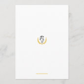 Elegant Equestrian Wedding Program 5x7 プログラム (裏面)