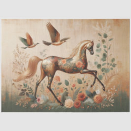 Elegant Equine, Horse, Decoupage 薄葉紙