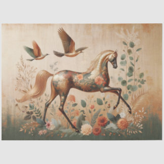 Elegant Equine, Horse, Decoupage 薄葉紙