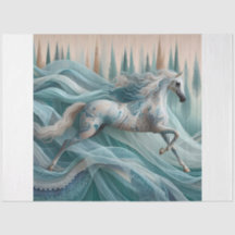 Elegant Equine, Horse, Decoupage, Tissue Paper