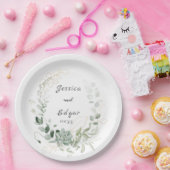  elegant eucalyptus ペーパープレート (パーティー)