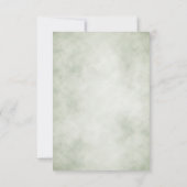 Elegant Eucalyptus Botanical RSVP Card (裏面)