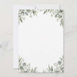Elegant Eucalyptus Botanical Save the Date セーブザデート