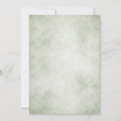 Elegant Eucalyptus Botanical Wedding Invitation 招待状 (裏面)
