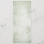 Elegant Eucalyptus Botanical Wedding Program プログラム (裏面)
