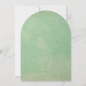Elegant Eucalyptus First Communion 招待状 (裏面)