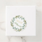 Elegant Eucalyptus Gender Neutral Baby Shower フェイバータグ (インサイチュ)