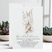 Elegant Eucalyptus Greenery Bridal Shower  招待状