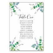 Elegant Eucalyptus Greenery Wedding テーブルナンバー (裏面)