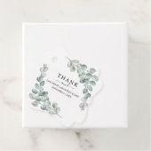 Elegant Eucalyptus Greenery Wedding フェイバータグ (インサイチュ)