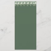 Elegant  Eucalyptus Greenery Wedding  メニュー (裏面)