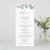 Elegant Eucalyptus Greenery Wedding メニュー (スタンド正面)