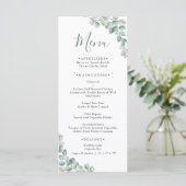 Elegant  Eucalyptus Greenery Wedding  メニュー (スタンド正面)