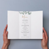 Elegant  Eucalyptus Greenery Wedding  メニュー