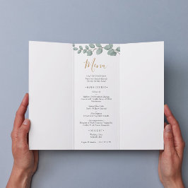 Elegant  Eucalyptus Greenery Wedding  メニュー