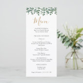 Elegant Eucalyptus Greenery Wedding メニュー (スタンド正面)