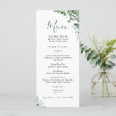 Elegant Eucalyptus Greenery Wedding Menu メニュー (スタンド正面)