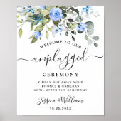 Elegant Eucalyptus Unplugged Wedding Ceremony ポスター (正面)