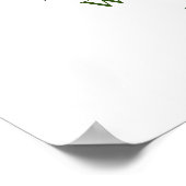 Elegant Eucalyptus Watercolor Rehearsal Dinner Pos ポスター (角)